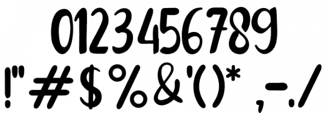 BOBBKYRegular Font OTHER CHARS