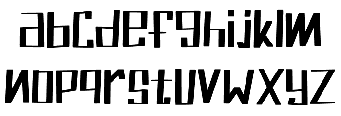 BOBSQUARE Font LOWERCASE
