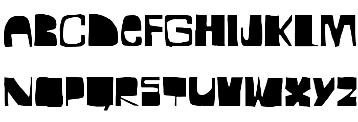 BOCADILLO DE MORTADELA Font LOWERCASE