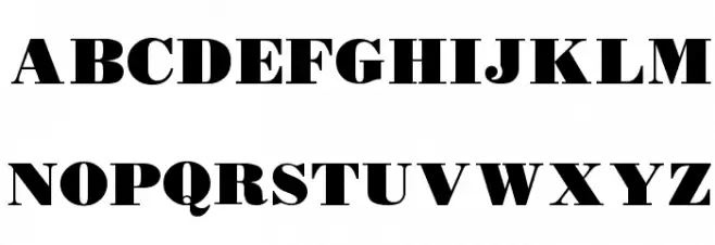BODIDLYbold Schriftart Groß