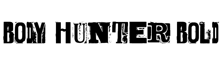 BODY HUNTER Bold  Free Fonts Download
