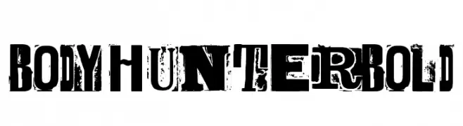 BODY HUNTER Bold  font caratteri gratis