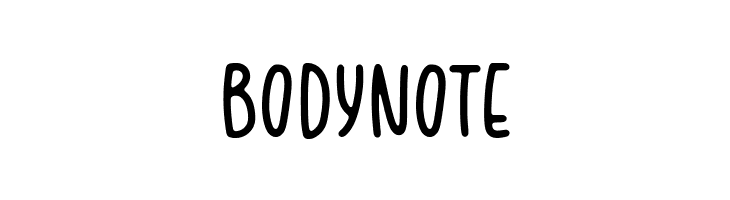 BODYNOTE  baixar fontes gratis