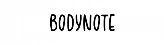 BODYNOTE  免费字体下载