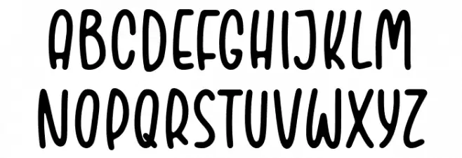 BODYNOTE Schriftart Groß