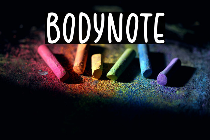 BODYNOTE Example 1