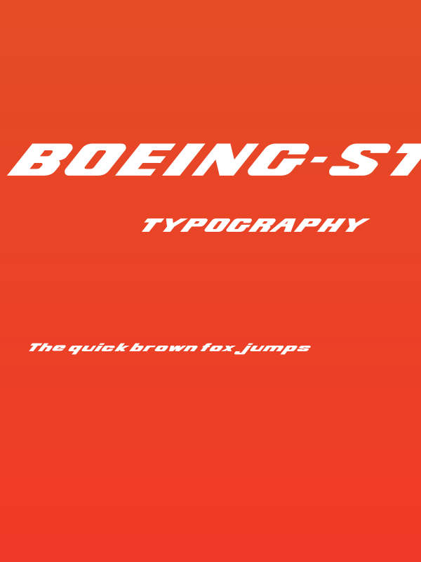 BOEING-style Poster