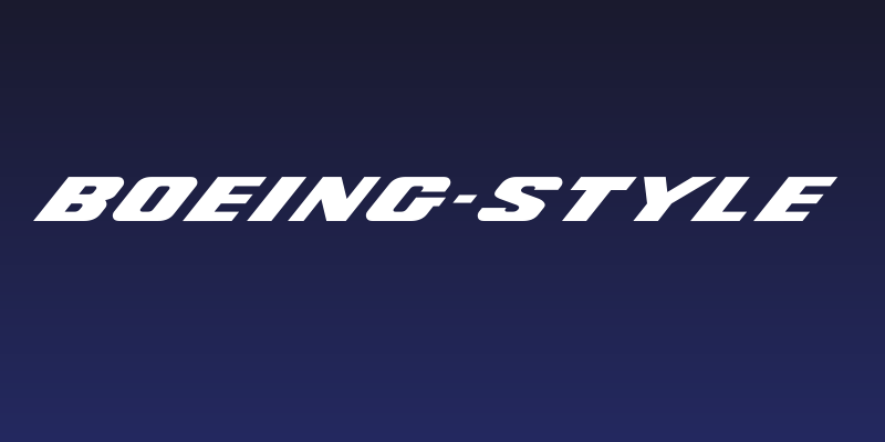 BOEING-style Social Header