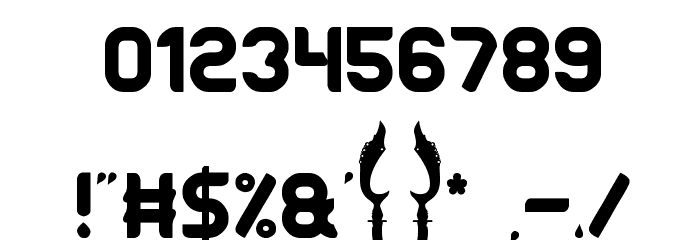BOGOR Font OTHER CHARS