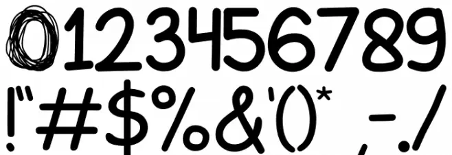 BOGOR Font OTHER CHARS