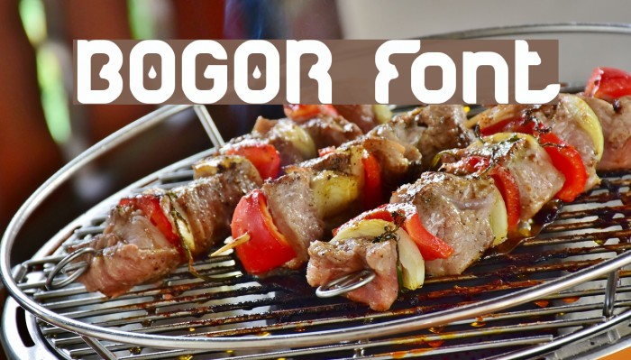 BOGOR Font examples