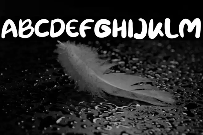 BOHO BABE Font examples