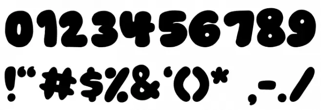 BOLA RETRO Font OTHER CHARS