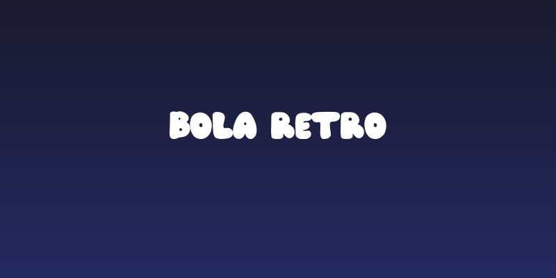 BOLA RETRO Social Header
