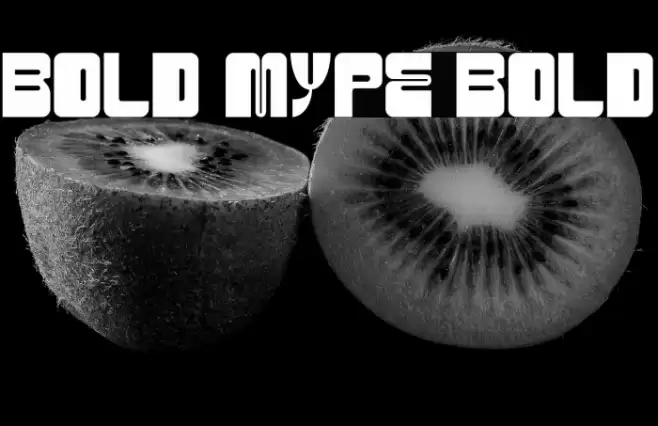 BOLD MYPE BOLD フォント examples