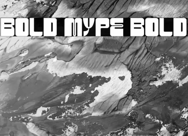 BOLD MYPE BOLD フォント examples