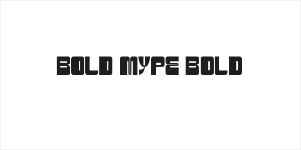 BOLD MYPE BOLD Logo