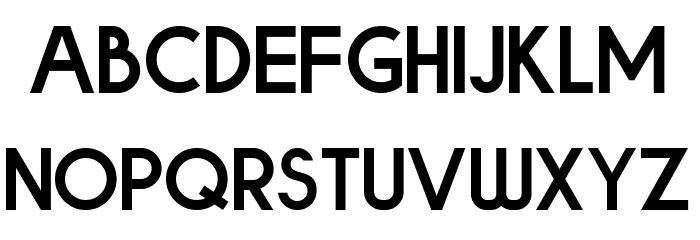 BOLDE Font LOWERCASE
