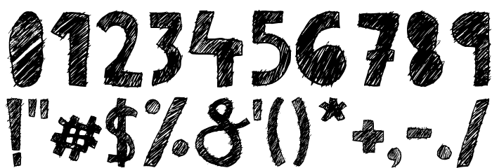 BOLÍGRAFO Font OTHER CHARS