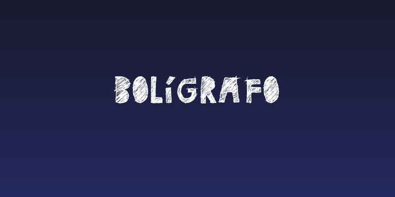 BOLÍGRAFO Social Header