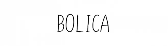 BOLICA  免费字体下载
