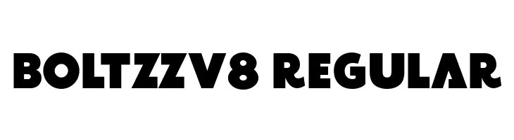 BOLTZZv8 Regular  font caratteri gratis