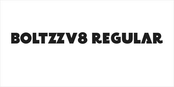 BOLTZZv8 Regular Logo