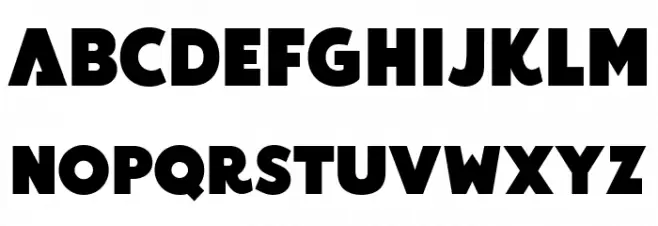 BOLTZZv8 Regular フォント 小文字