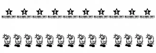 BOMB FONT Font OTHER CHARS