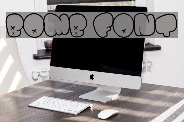 BOMB FONT Font examples