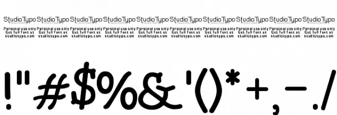 BONEBASTIC Font OTHER CHARS