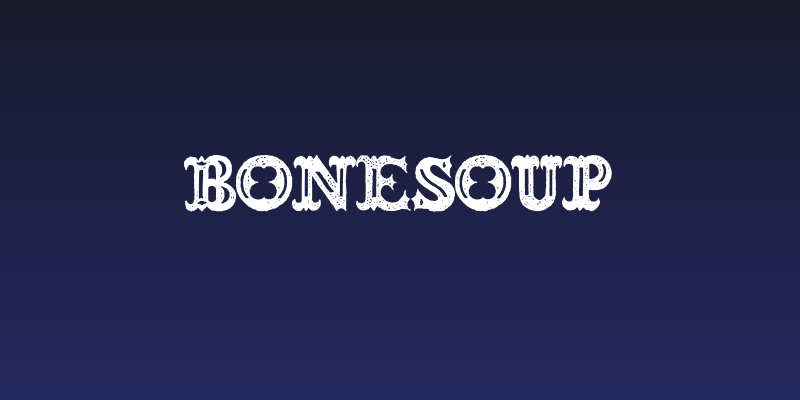 BONESOUP Social Header
