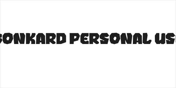 BONKARD PERSONAL USE Logo