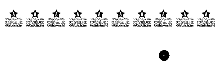 BONNEVILLE co. Personal Use Font OTHER CHARS