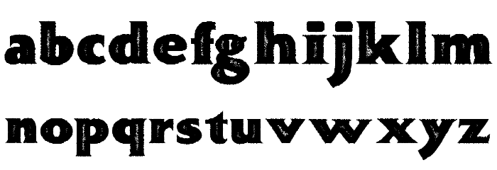 BONNEVILLE co. Personal Use Font LOWERCASE