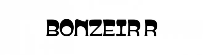 BONZEIR Regular 字体