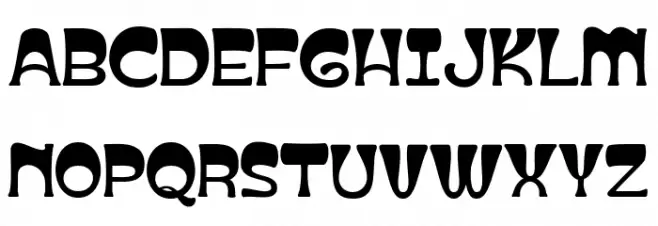 BONZEIR Regular 字体 小写