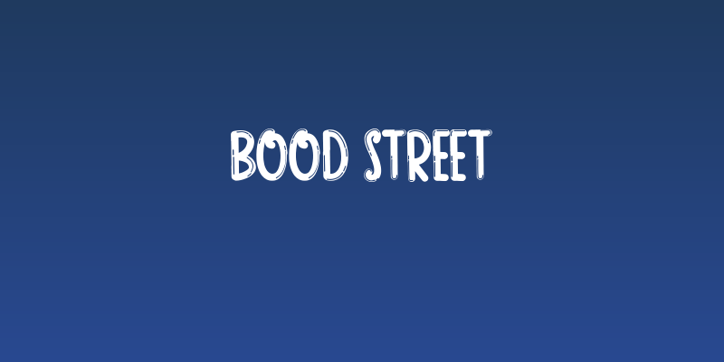 BOOD STREET Social Header