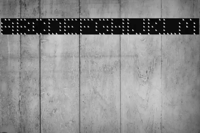 BOODAS DREIECKE Font examples