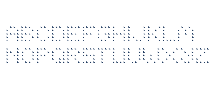 BOODAS DREIECKE Lowercase