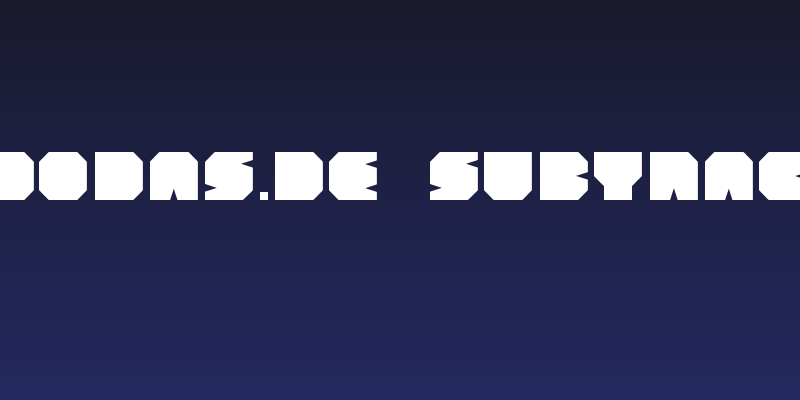 BOODAS.DE | Subtract Social Header