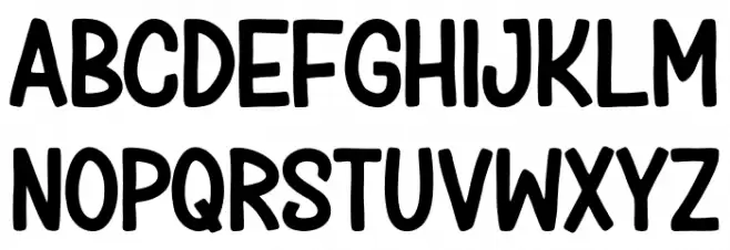 BOOGIELA Шрифта ВЕРХНИЙ