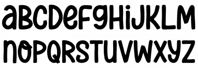 BOOGIELA Font LOWERCASE