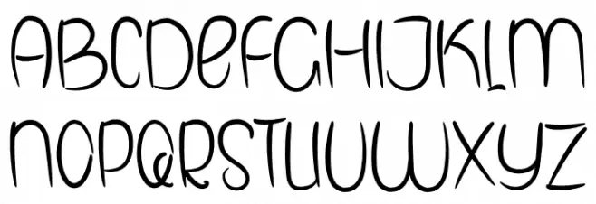 BOOK LINE Schriftart Groß
