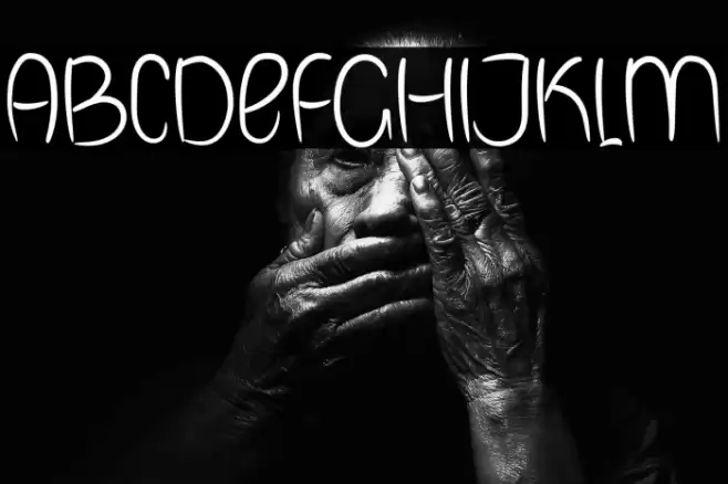 BOOK LINE Font examples