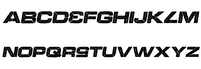 BOOKER ITALIC PERSONAL USE Bold Italic Font LOWERCASE