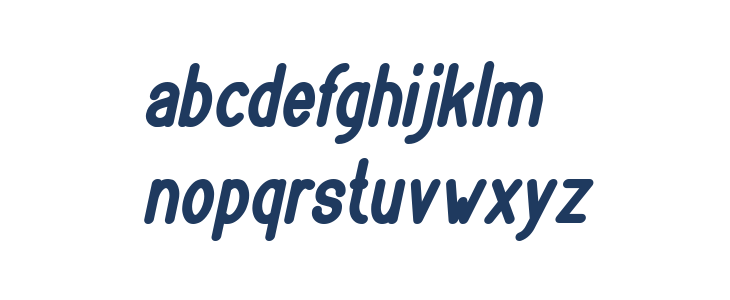 BOOKMARK Bold Italic Lowercase
