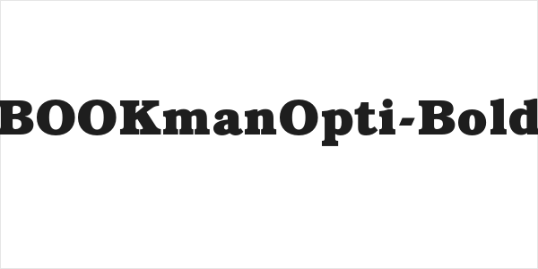 BOOKmanOpti-Bold Logo