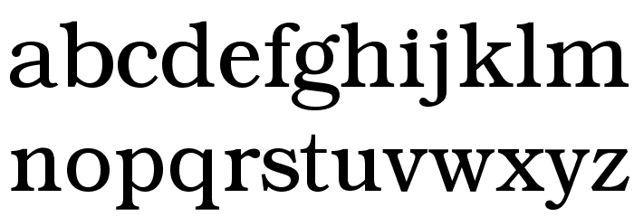 BOOKmanOpti-Light Font LOWERCASE
