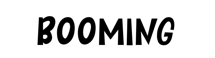 BOOMING Font